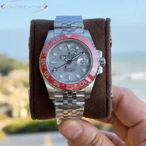 Rolex GMT-Master II Imitation Watch Meteorite Dial Bezel Red 40mm